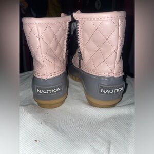 Baby pink Nautica boots